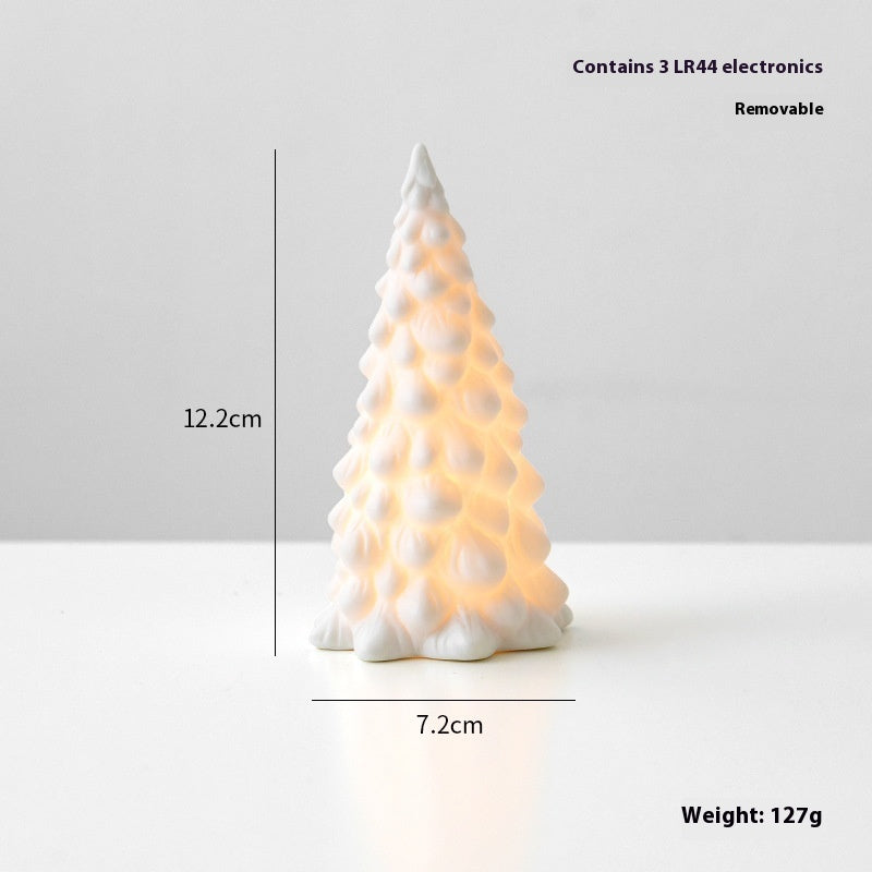 Ceramic Christmas Village Light-Up Ornaments – detail view 4