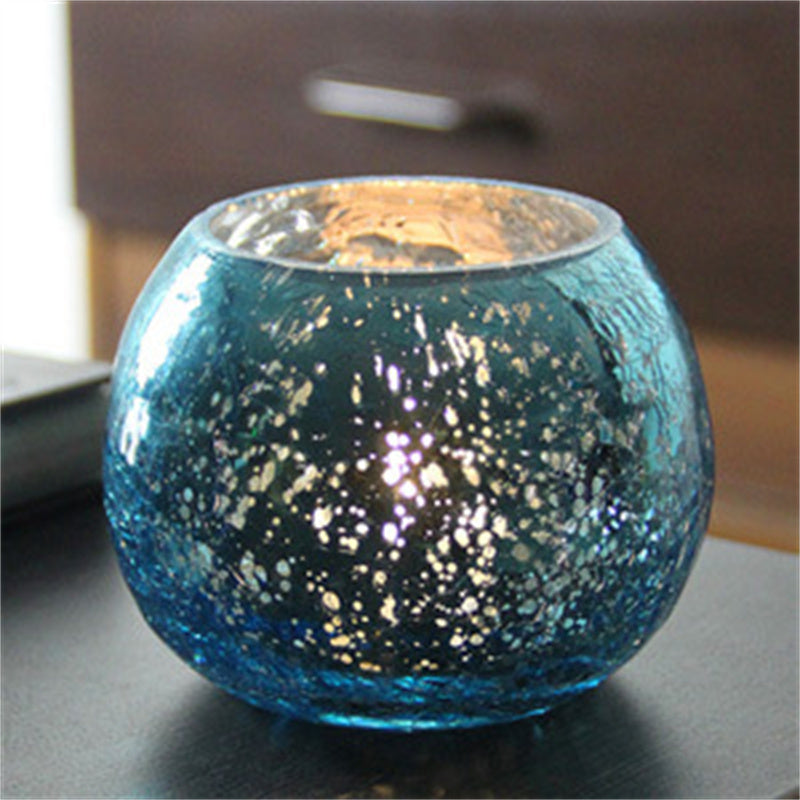 Mercury Glass Tealight Holder – detail view 3