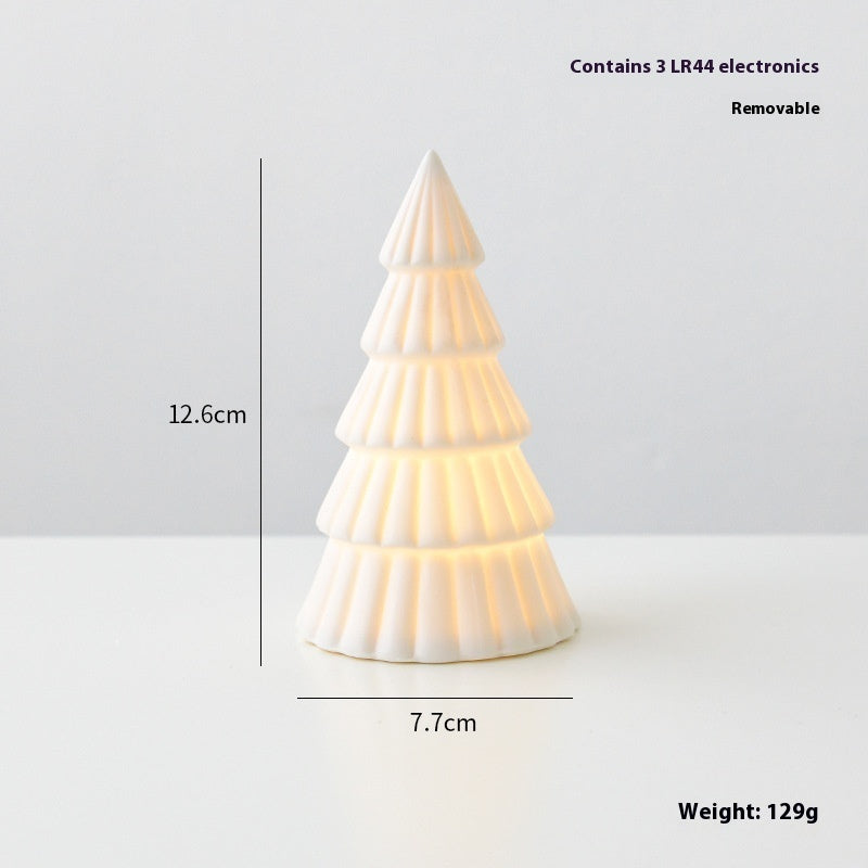 Ceramic Christmas Village Light-Up Ornaments – detail view 3