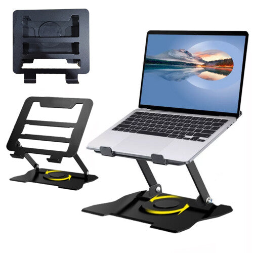 Adjustable Aluminium Laptop Stand – close-up