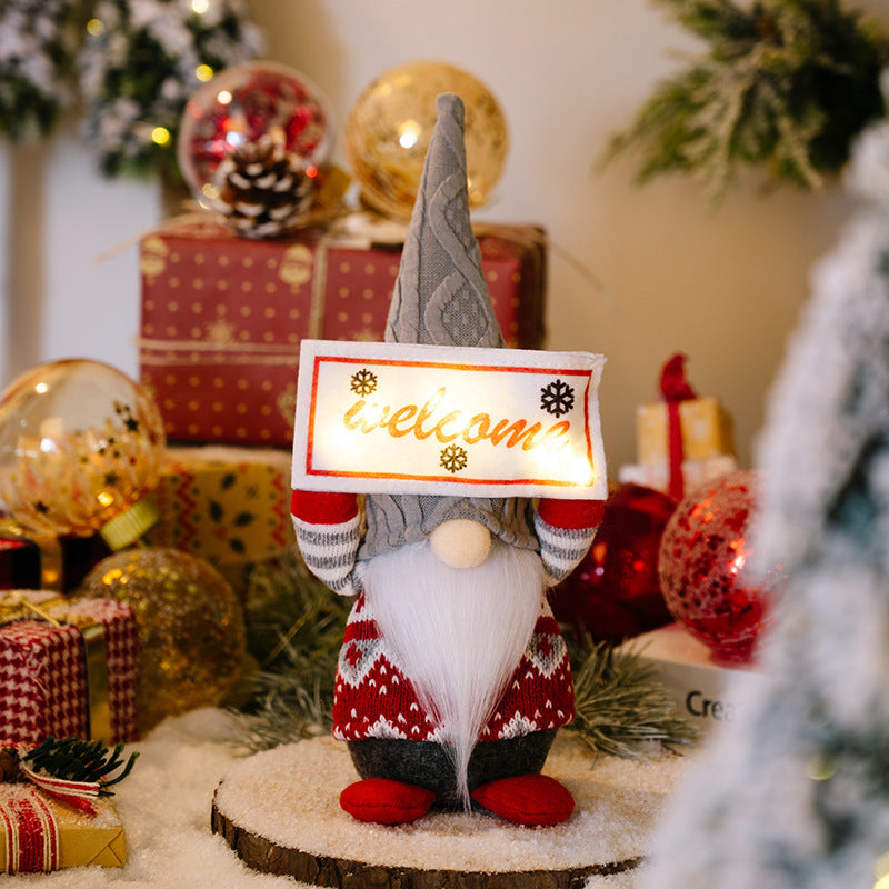 Nordic Christmas Gnome – grey hat