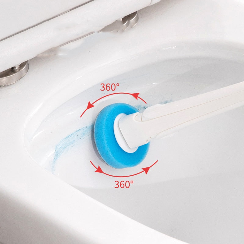 Toilet Cleaning Brush with Replaceable Heads