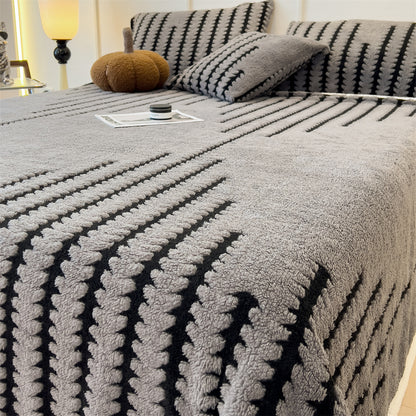 Textured Jacquard Throw Blanket – detail view 8