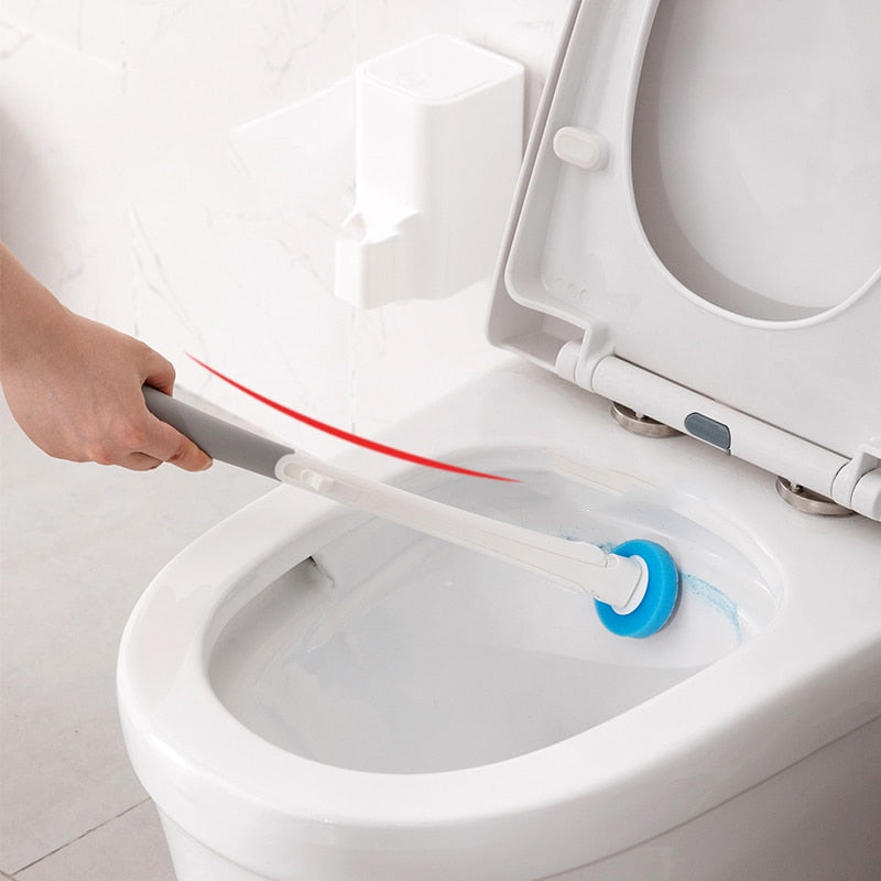 Toilet Cleaning Brush with Replaceable Heads