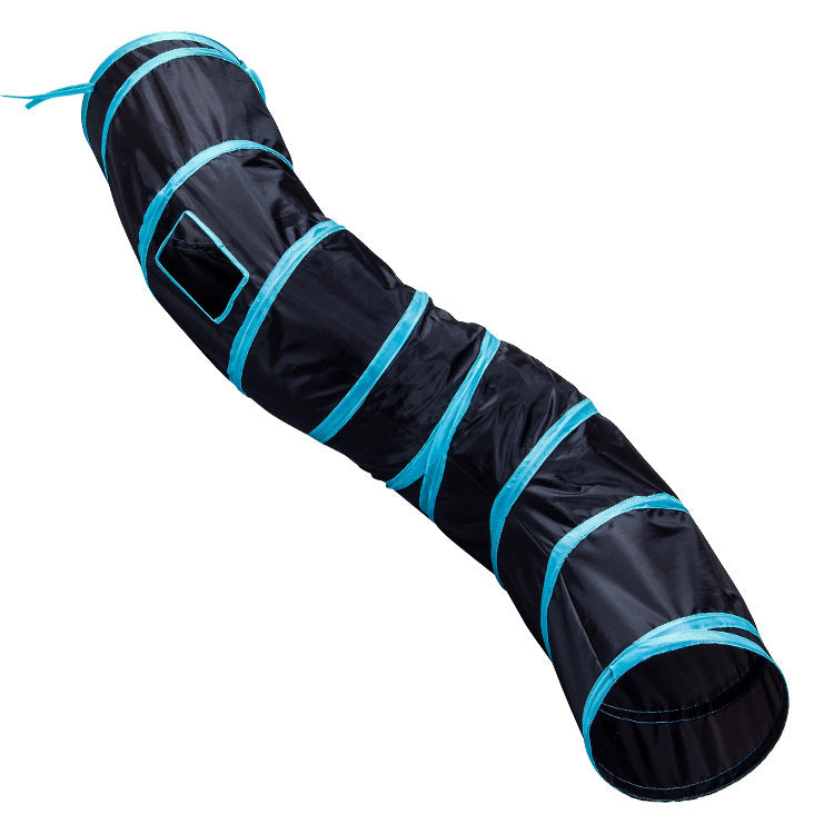Foldable S-Shaped Cat Tunnel by PRYCE & KNOX