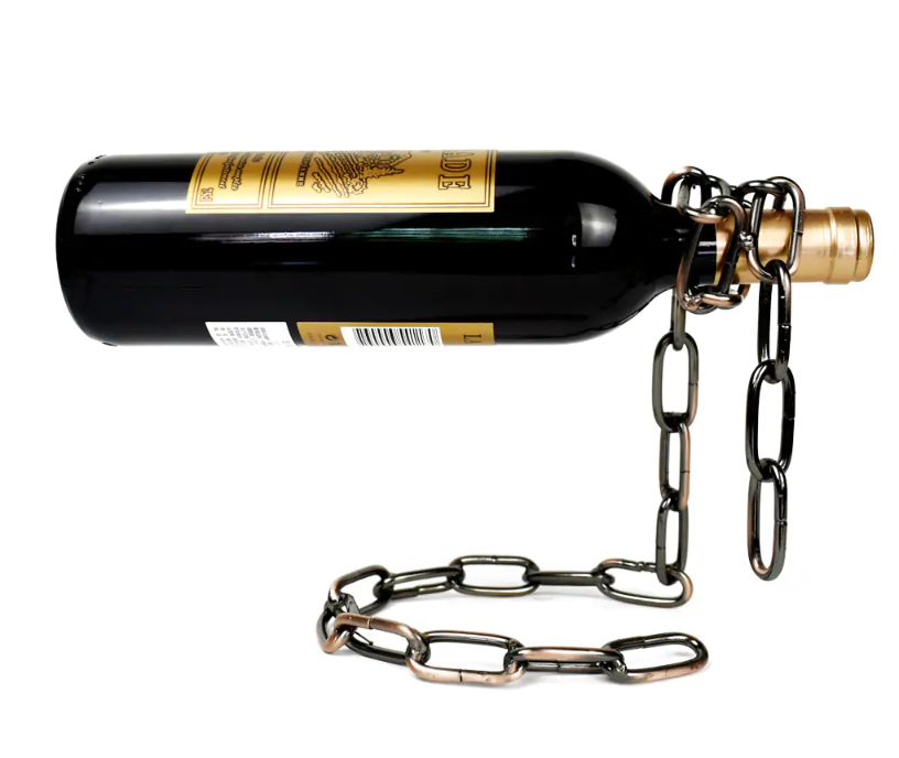 Floating Chain Wine Bottle Holder