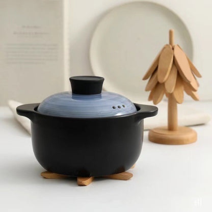 Wooden Christmas Tree Trivet Stand – detail view 3