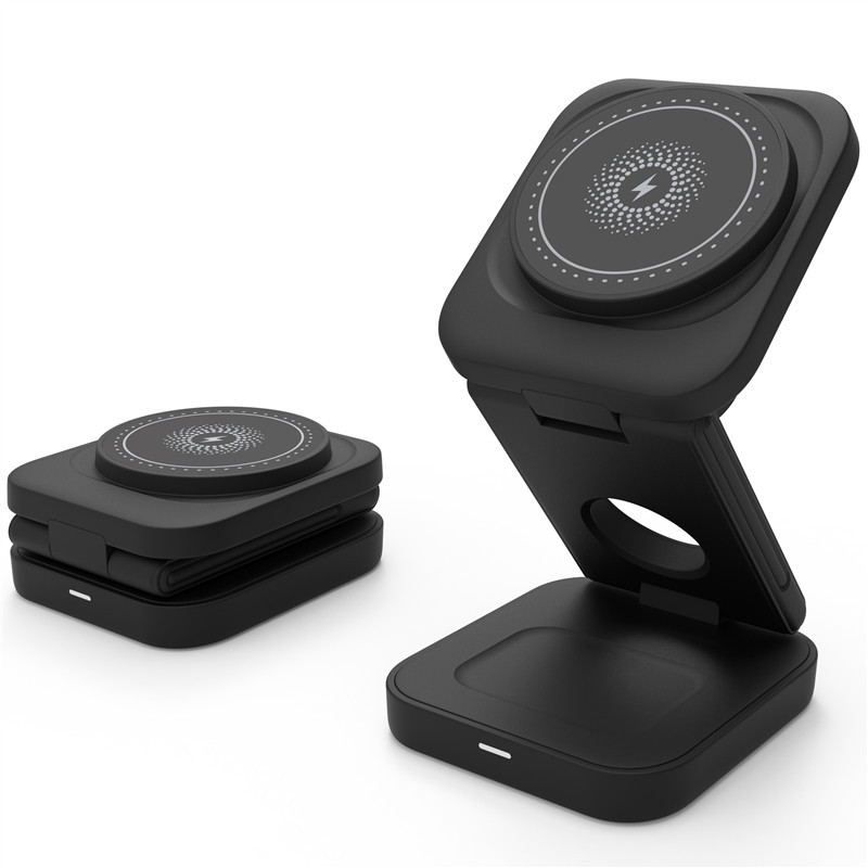Foldable 3-in-1 Wireless Charging Station