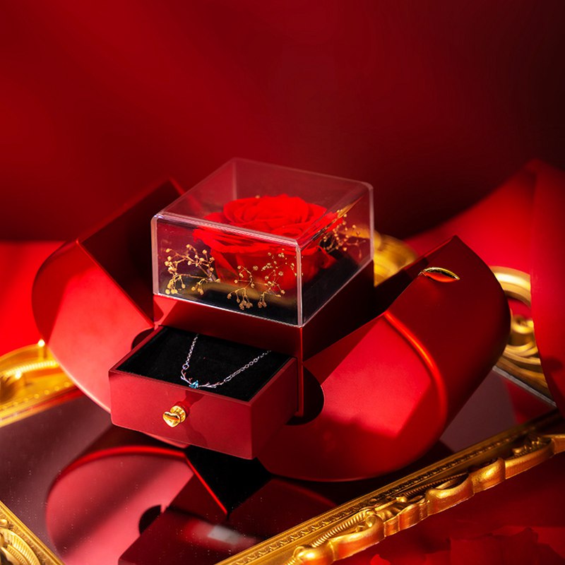 Forever Rose Necklace Gift Box – detail view 6