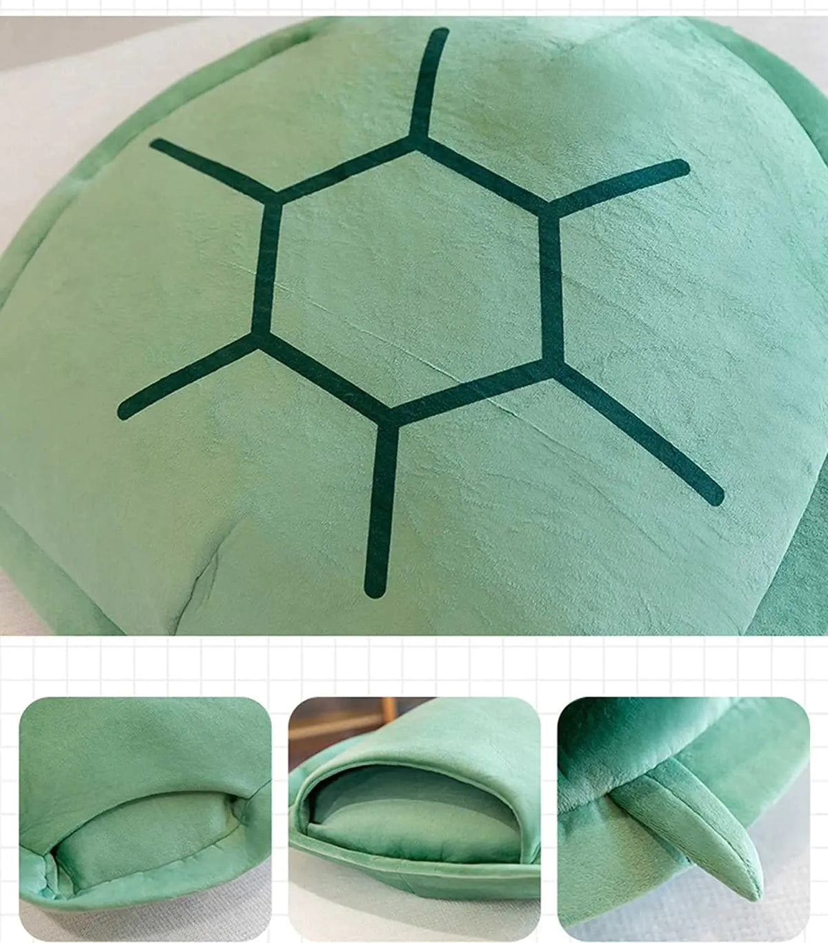 Green Wearable Turtle Shell Pillow
