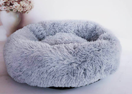 Round Plush Pet Bed