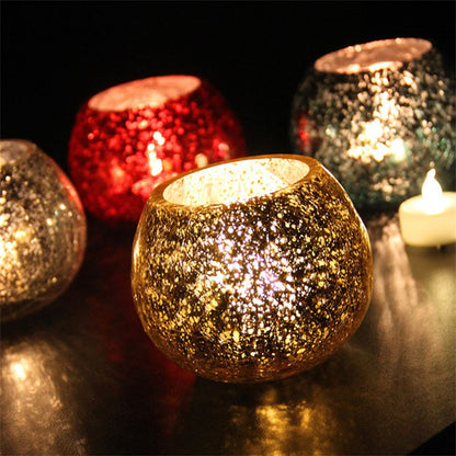 Mercury Glass Tealight Holder by PRYCE & KNOX