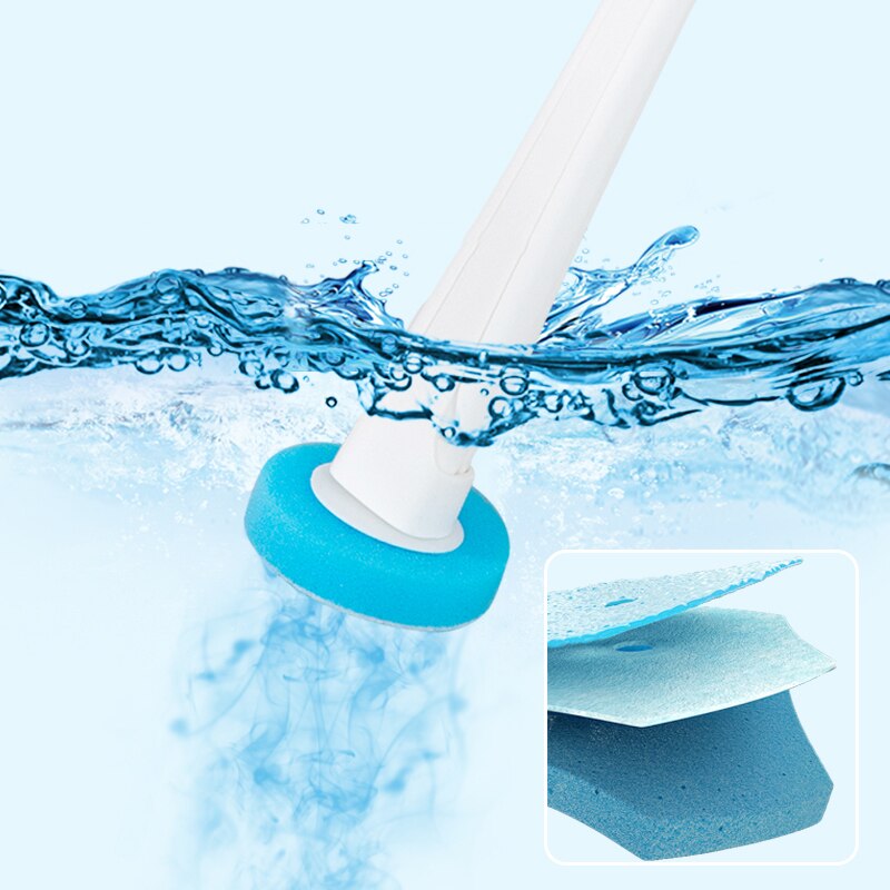 Toilet Cleaning Brush with Replaceable Heads