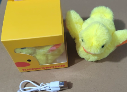 Moving Plush Bird Pet Toy