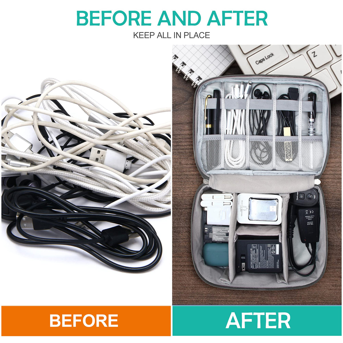 Travel Tech and Cable Organiser – detail view 8
