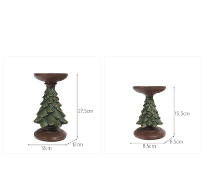 Christmas Tree Candle Holder – set of 2