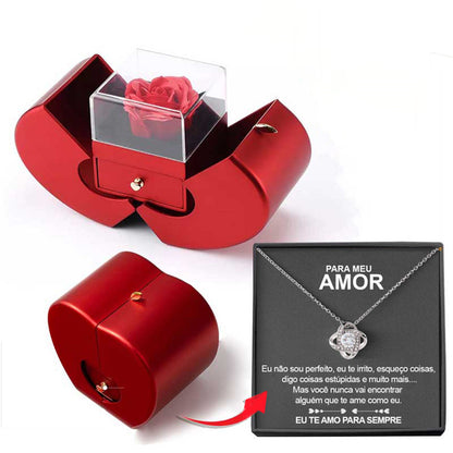 Forever Rose Necklace Gift Box – detail view 9
