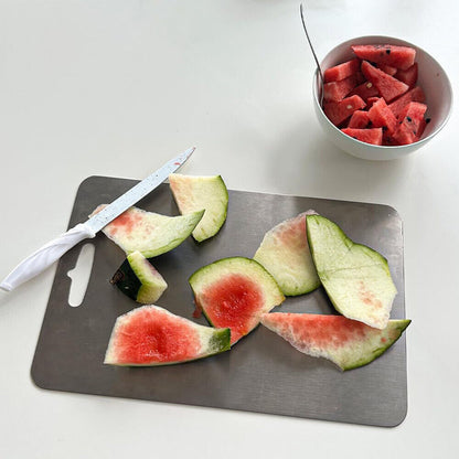 Double-Sided Stainless Steel Chopping Board – detail view 2