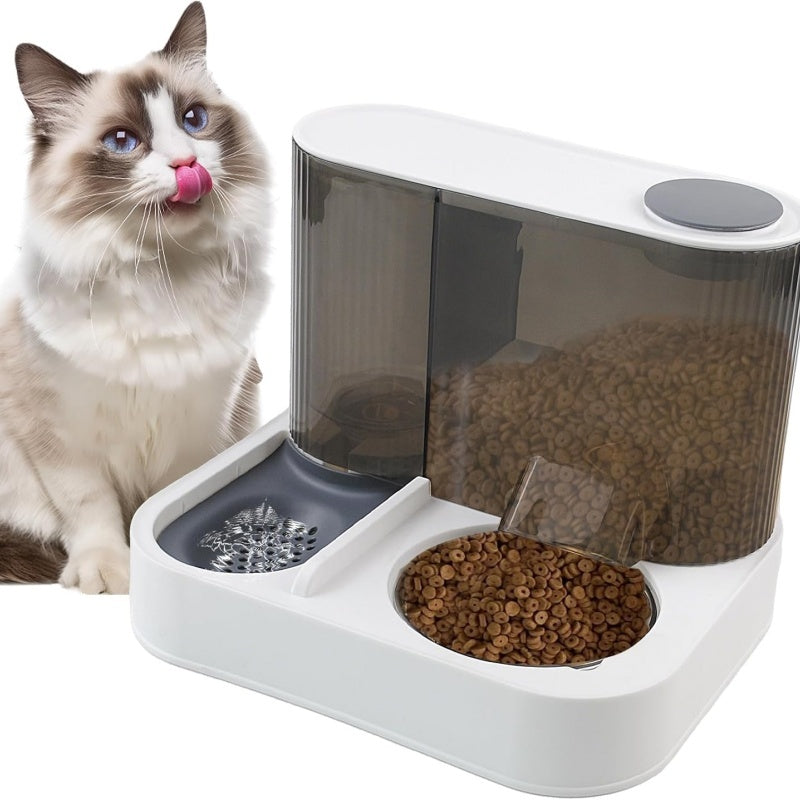 2-in-1 Cat Food and Water Station – detail view 2