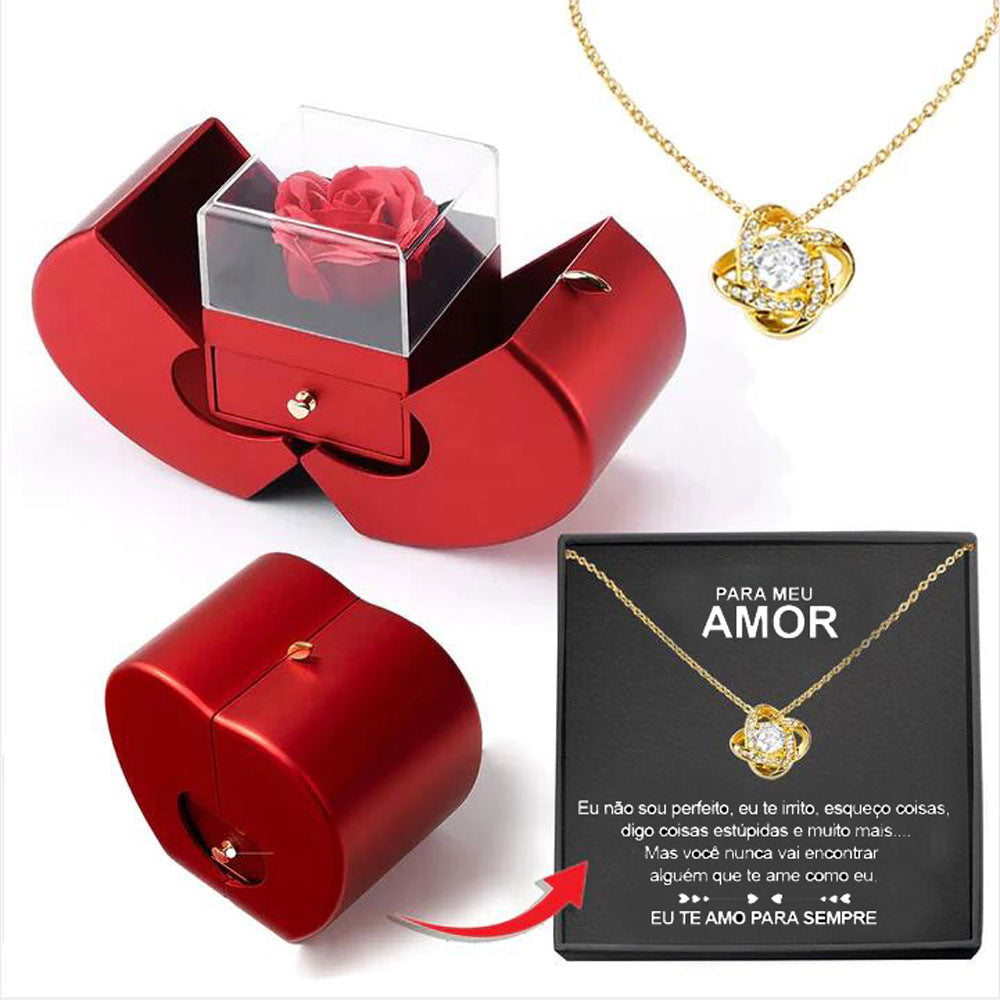 Forever Rose Necklace Gift Box – detail view 8