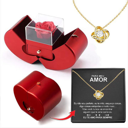 Forever Rose Necklace Gift Box – detail view 8