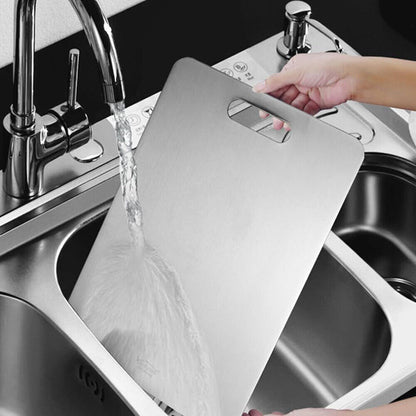 Double-Sided Stainless Steel Chopping Board by PRYCE & KNOX