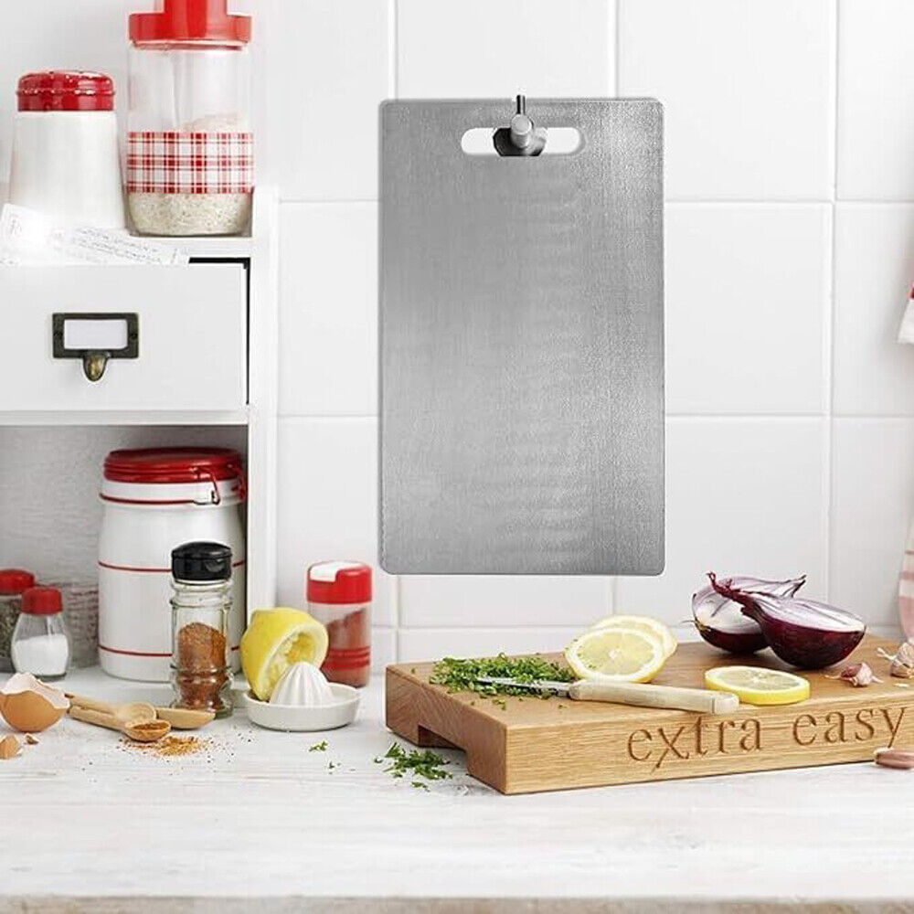 Double-Sided Stainless Steel Chopping Board – detail view 1