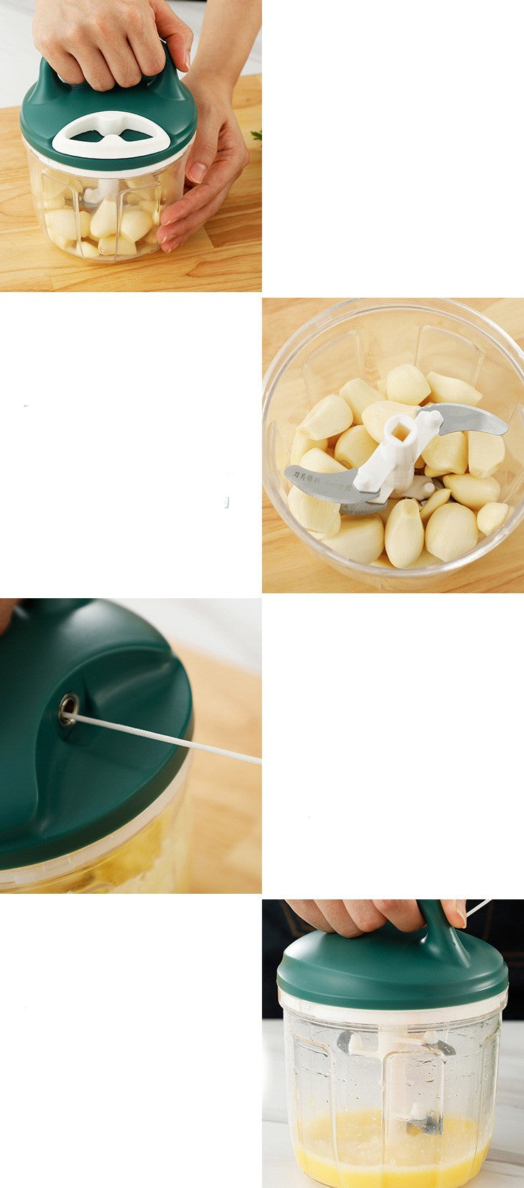 Mini Pull-Cord Food Chopper – detail view 2