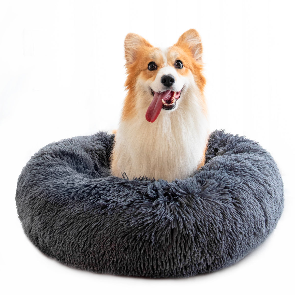 Round Plush Pet Bed