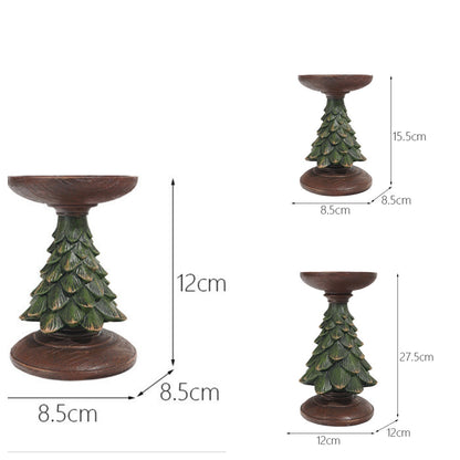 Christmas Tree Candle Holder – set of 3