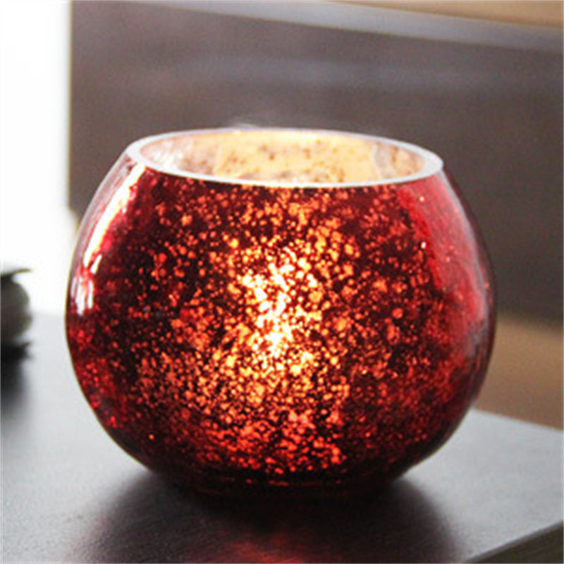 Mercury Glass Tealight Holder – detail view 4
