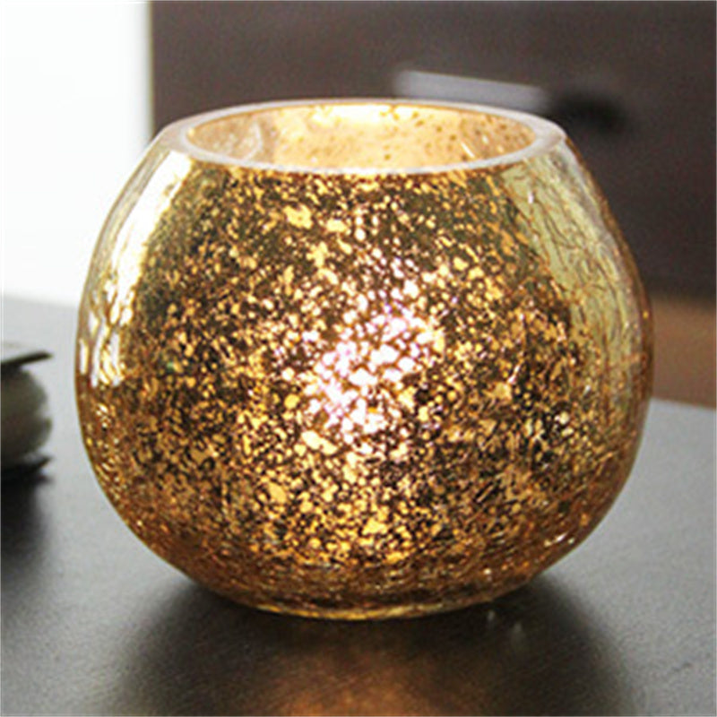 Mercury Glass Tealight Holder – detail view 7