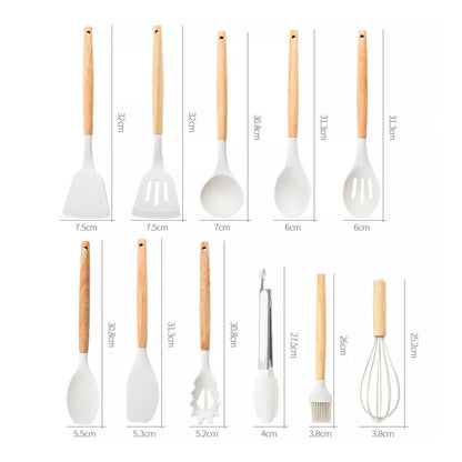 19-Piece Silicone Kitchen Utensil Set – detail view 3