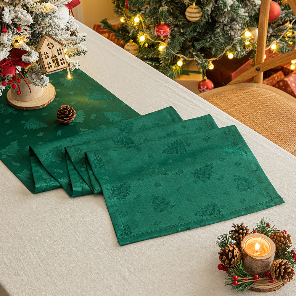 Christmas Jacquard Table Runner – detail view 1