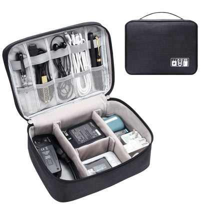Travel Tech and Cable Organiser – black