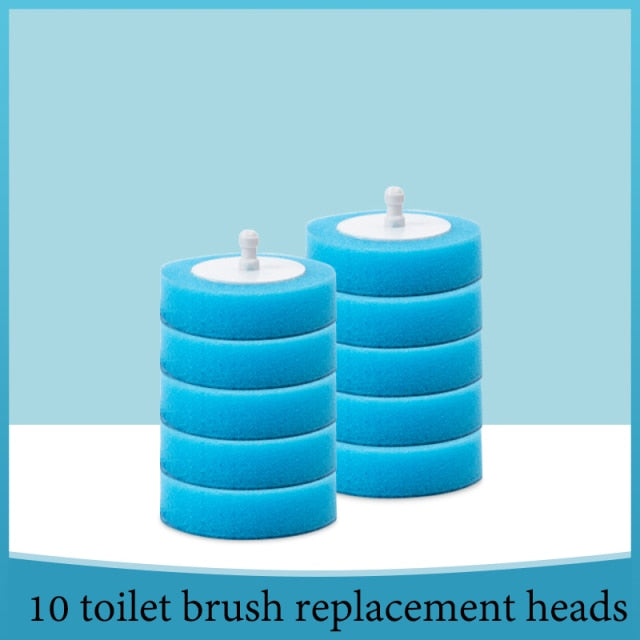 Toilet Cleaning Brush with Replaceable Heads