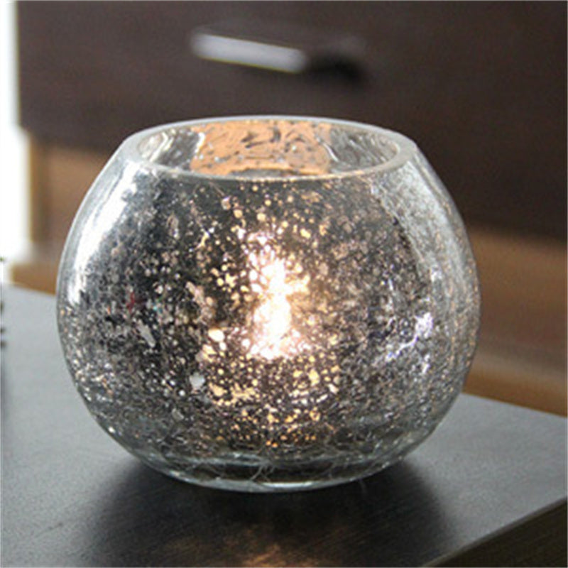 Mercury Glass Tealight Holder – detail view 6