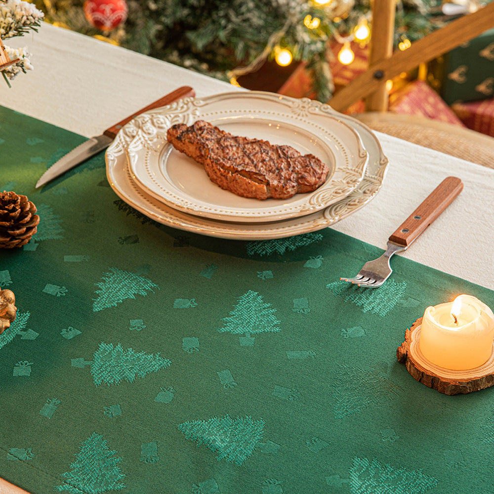 Christmas Jacquard Table Runner – detail view 2