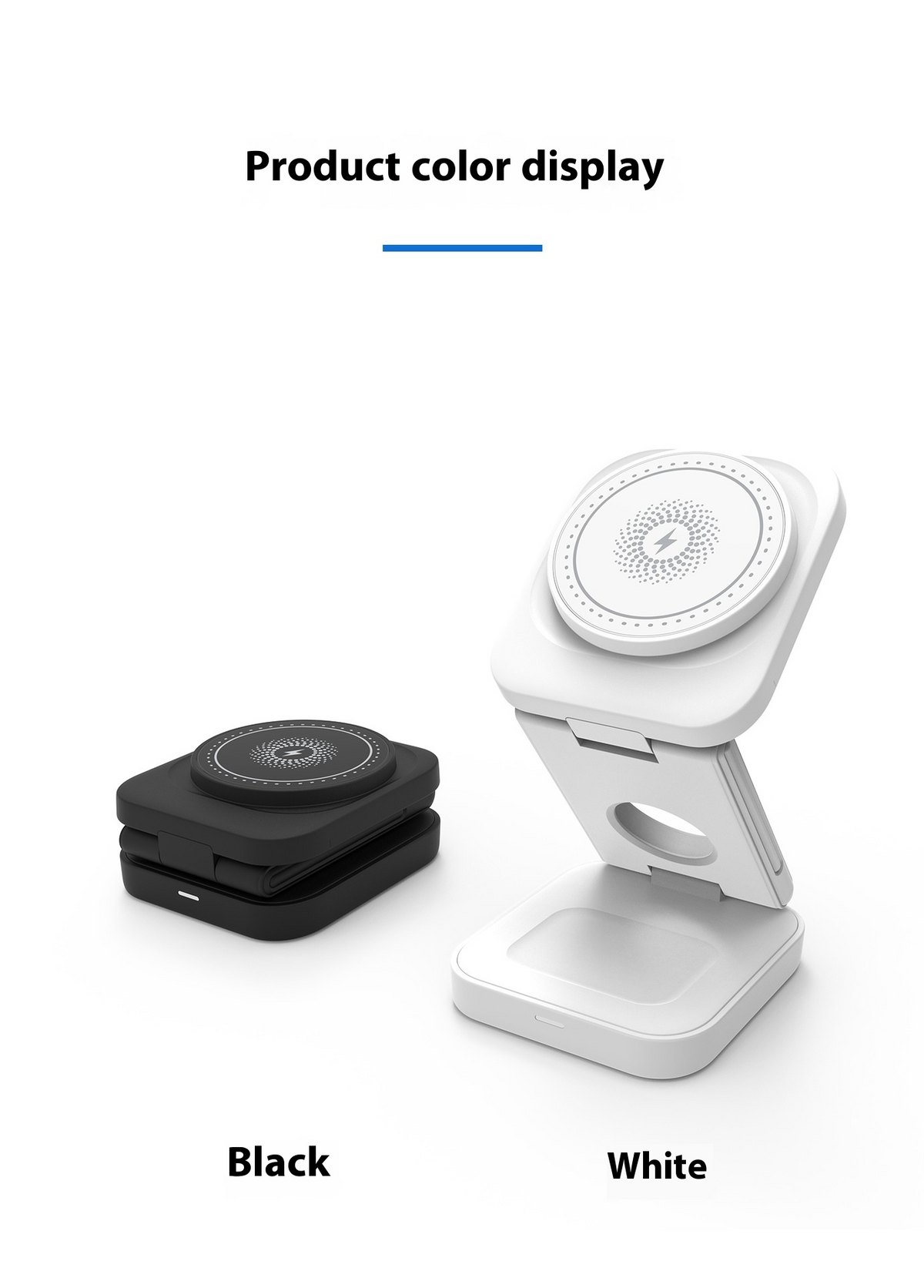 Foldable 3-in-1 Wireless Charging Station