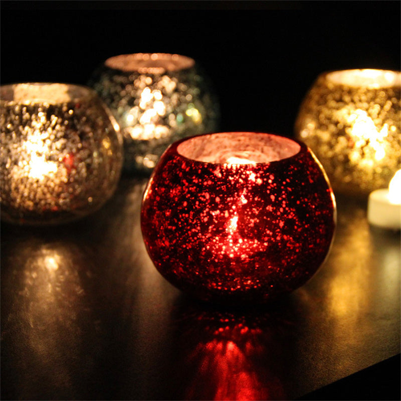 Mercury Glass Tealight Holder – detail view 1
