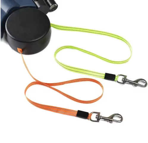 Double Retractable Dog Lead