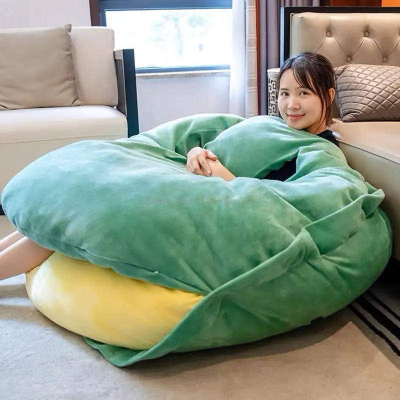 Green Wearable Turtle Shell Pillow