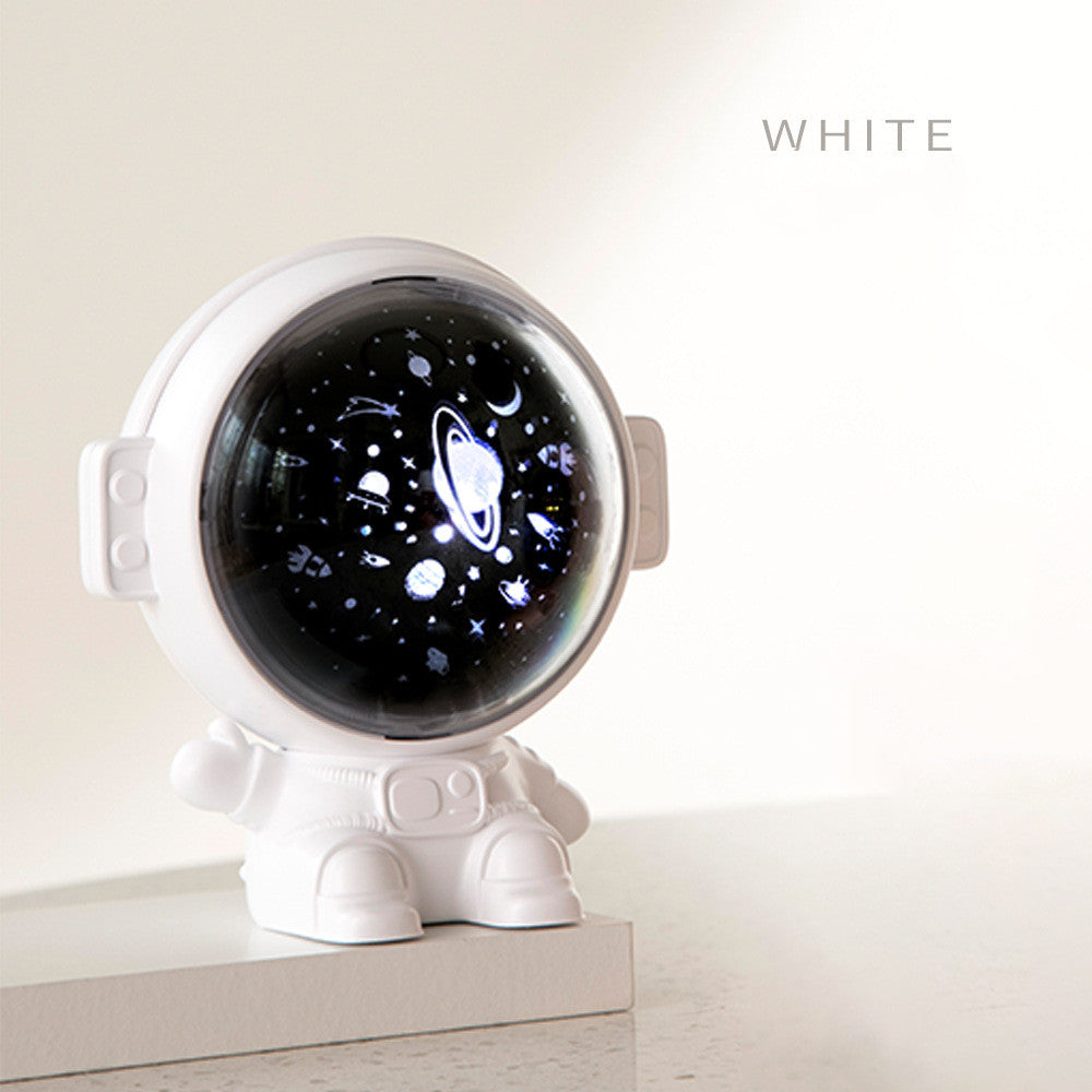 Astronaut Galaxy Star Projector – white