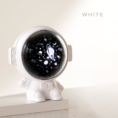Astronaut Galaxy Star Projector – white