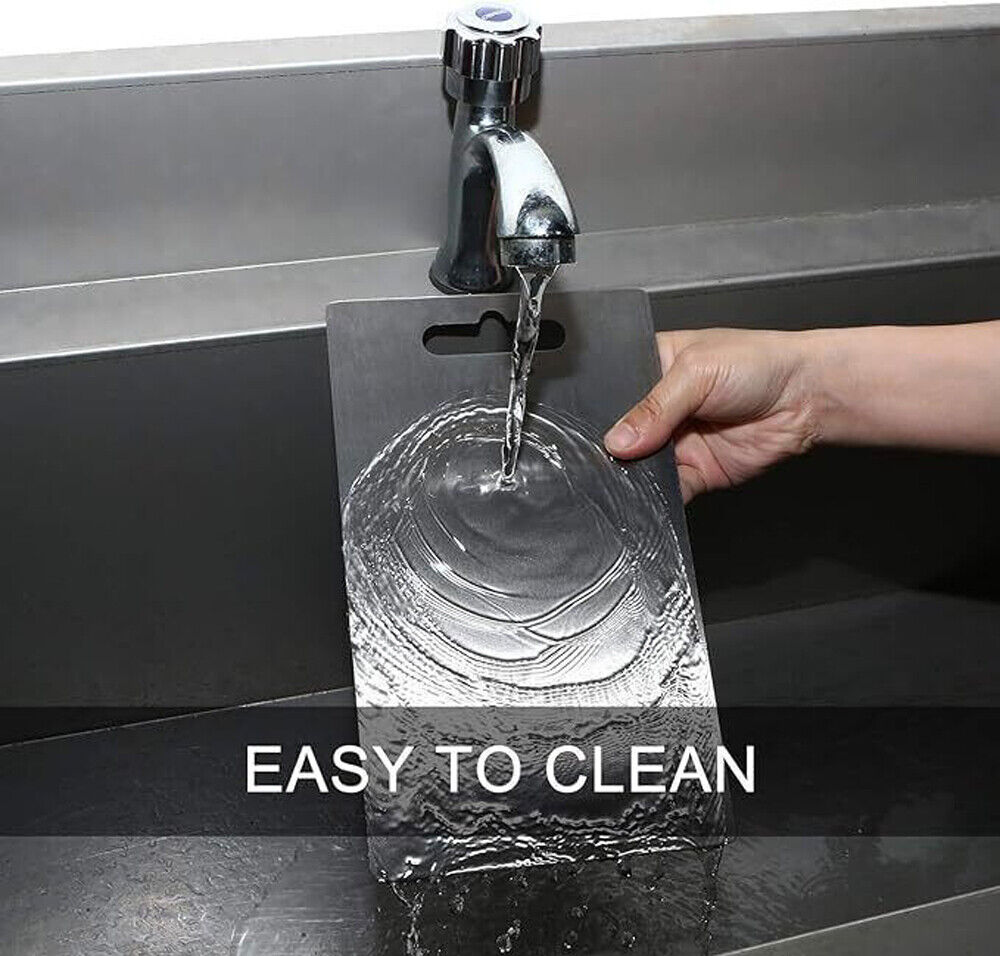 Double-Sided Stainless Steel Chopping Board – detail view 4