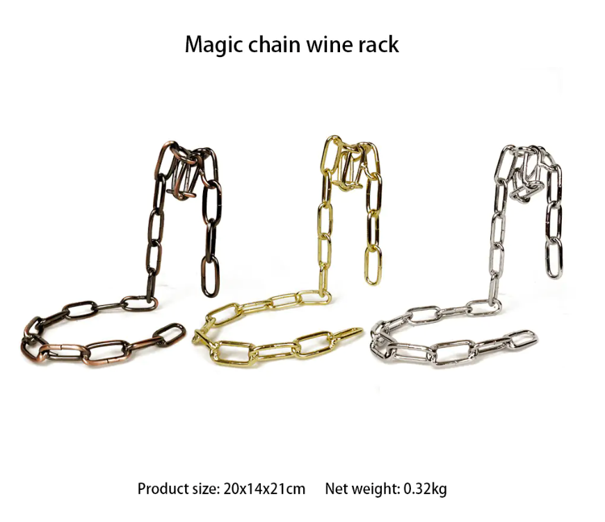 Floating Chain Wine Bottle Holder