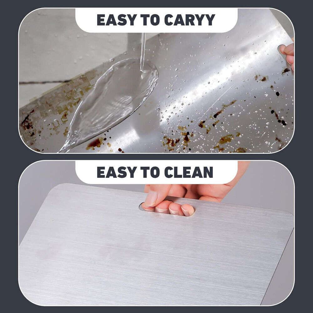 Double-Sided Stainless Steel Chopping Board – detail view 8