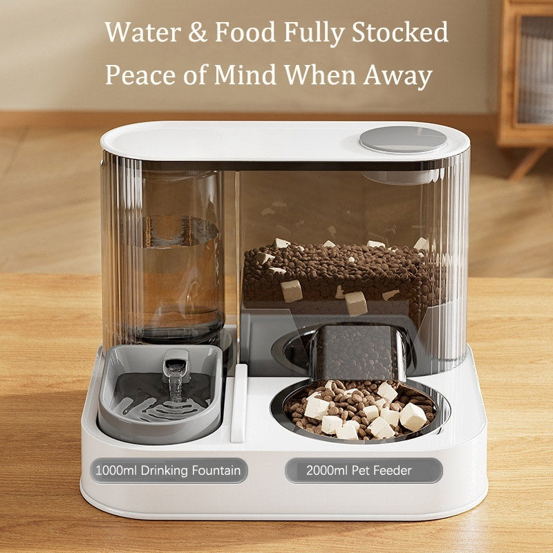 2-in-1 Cat Food and Water Station – detail view 6