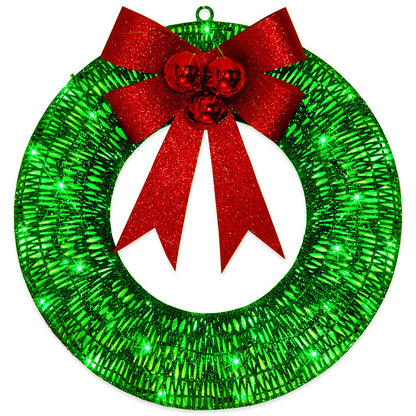 Warm-Light LED Christmas Wreath – detail view 8