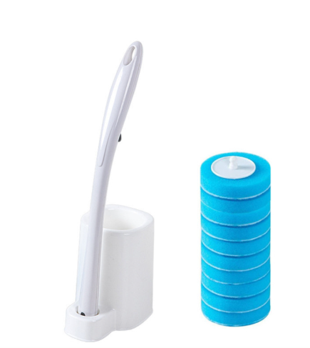 Toilet Cleaning Brush with Replaceable Heads
